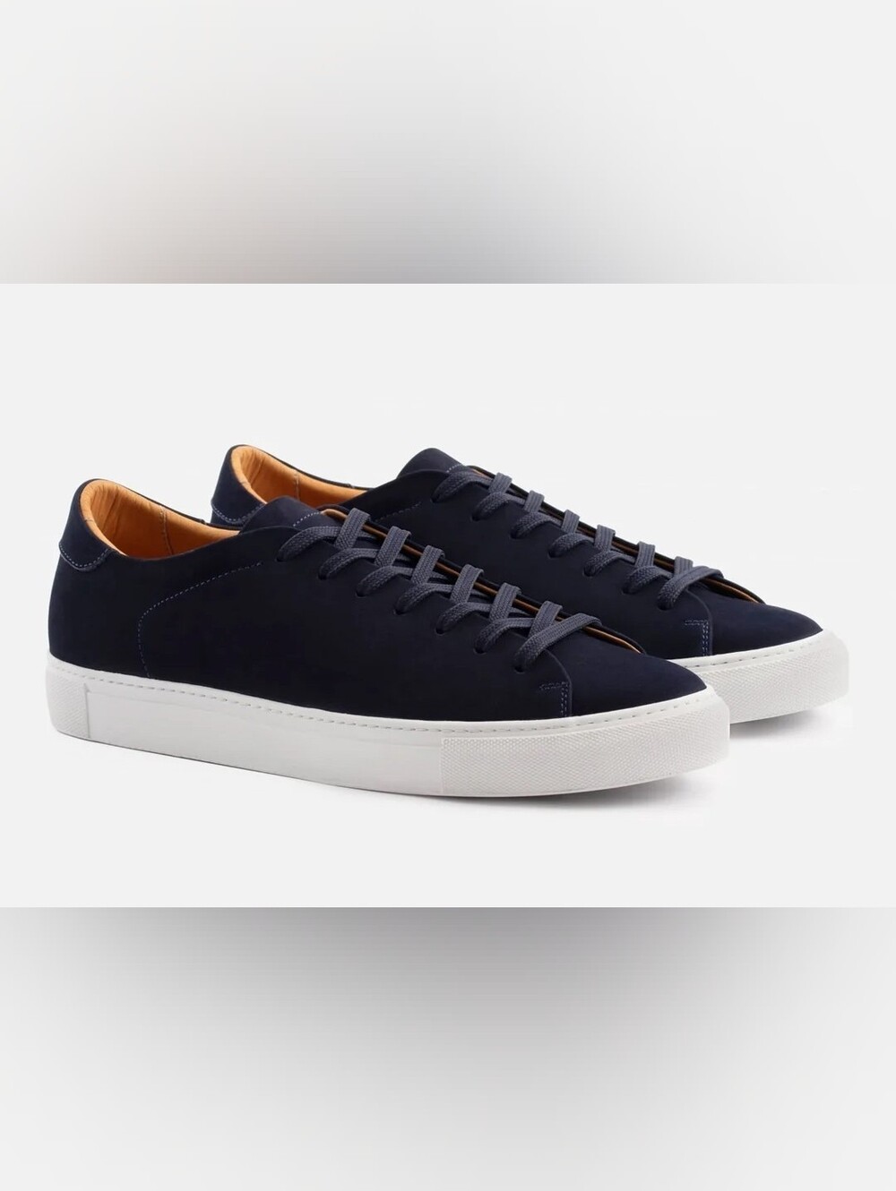 Beckett Simonon FIRE! NIB! The Handcrafted Reid Sneakers in BLU. Sz 11. R2S!